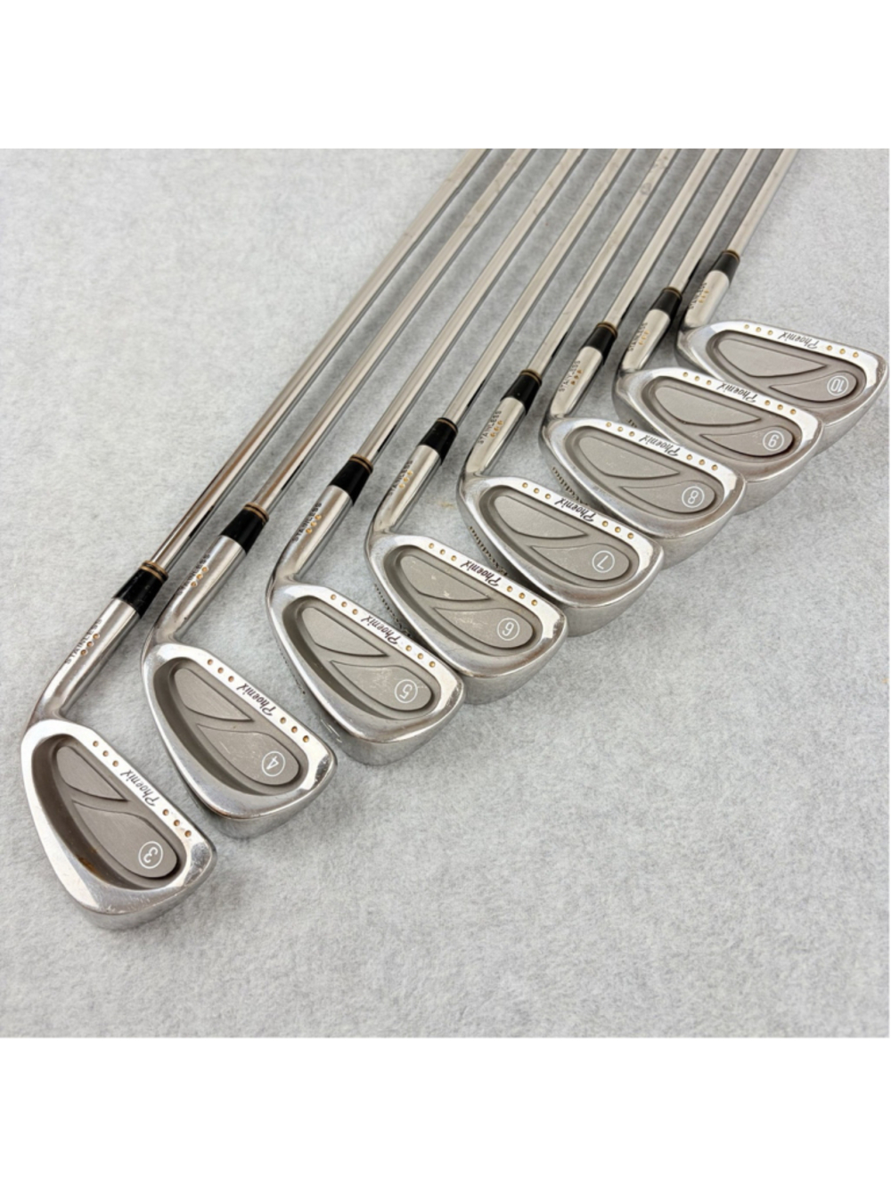 Excalibur Phoenix Iron Set 3-PW RH Regular Flex Steel Lamkin Grips 8 Clubs
